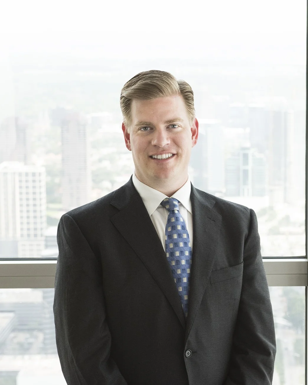 a man in a suit and tie