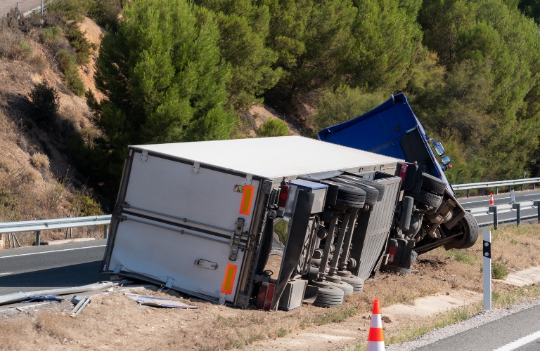 serious truck accident